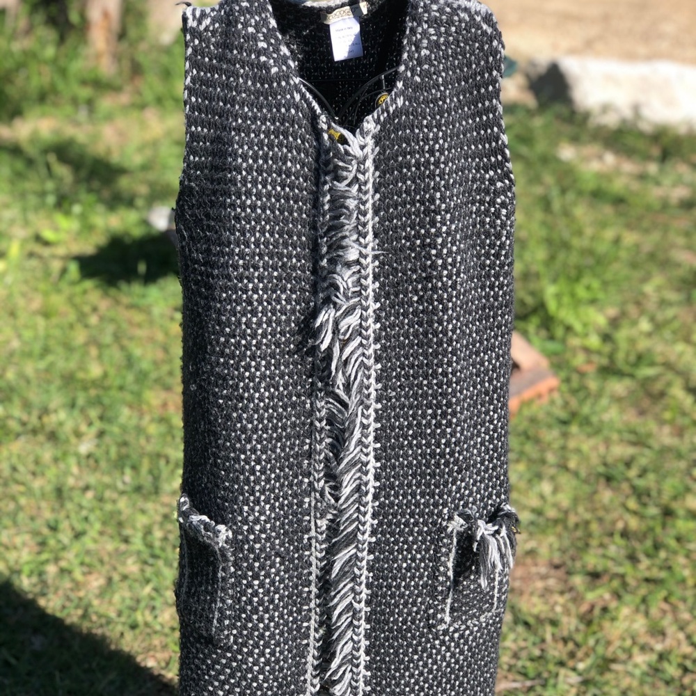Cardigan with Fringe